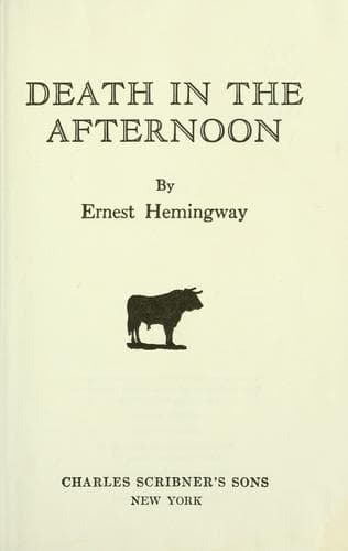 Death in the Afternoon